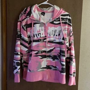 Girly camo Michigan jacket. Sz. S.